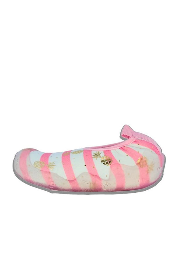 Ananas Baskılı Varak Pembe Kız Çocuk Kaydırmaz Tabanlı Deniz Ayakkabısı-f-7018 - 5