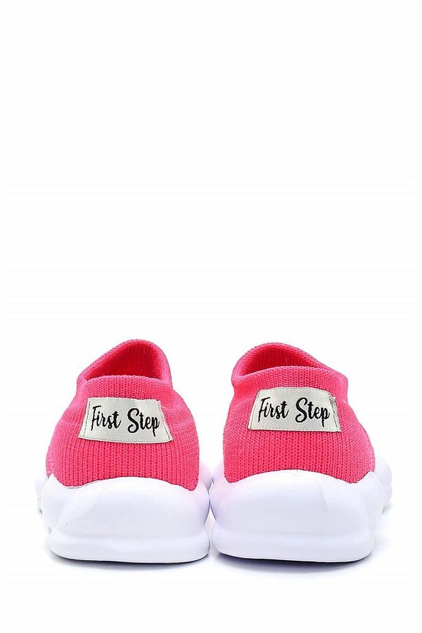 Ultra Hafif Memory Foam İç Taban Çocuk Triko Spor Ayakkabı Fuşya-M-1002 - 8