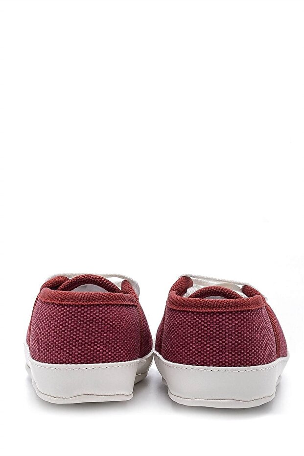 Bağcıklı Patik Bordo - 4