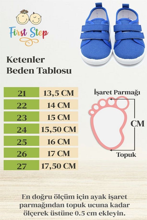 Çift Cırtlı Dantelli Keten Spor Çocuk Ayakkabısı-sarı-f-4005 - 8