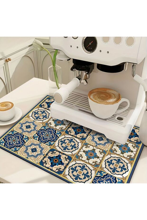 Countertop Dish Drying Mat Non-Slip Drying Cloth Drying Cover Ds-04
