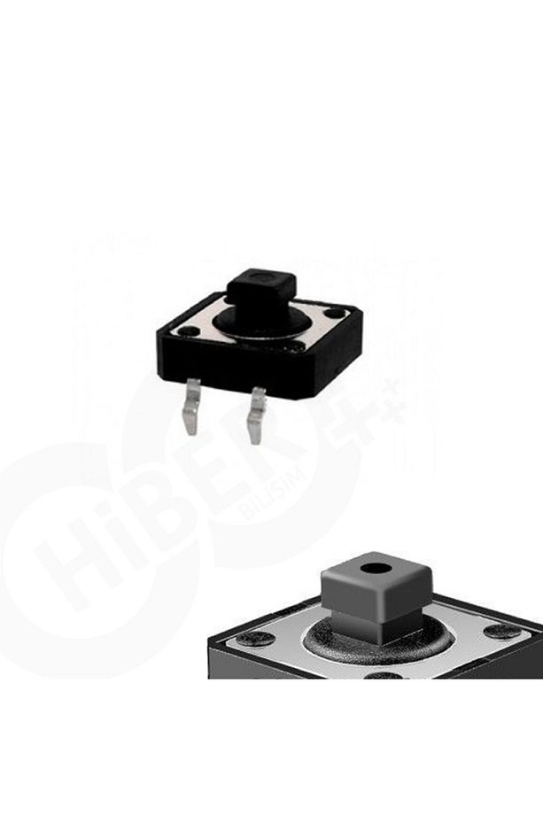 12x12 7.3mm Tact Push Button Switch Kare Dik - 2