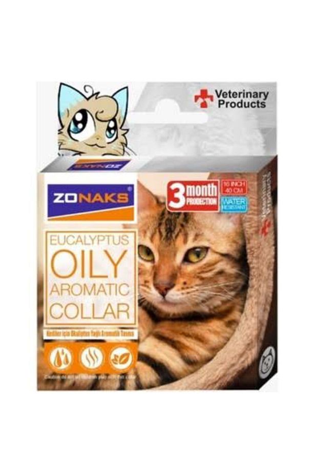 Zonaks Premium Plus+ Kedi Bit Pire Kene Dış Parazit Tüy Ve Deri Bakım Tasması 40cm - 1