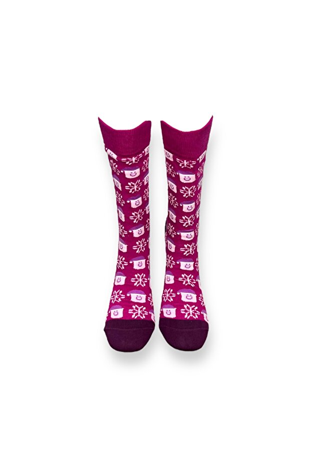 Unisex Desenli Çorap - 3
