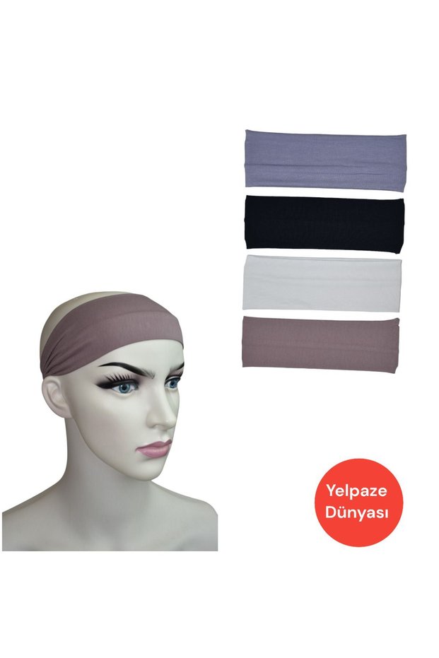 BUY 5 GET 4 CAMPAGNES 100% COTTON SPORTS DAILY HAIR BAND SET OF 4