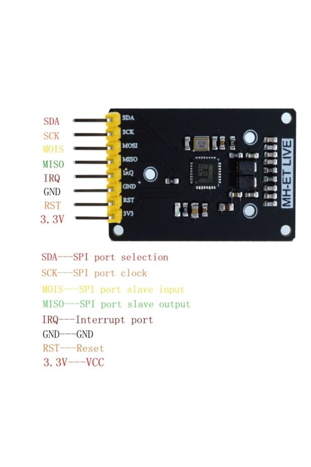 Rc522 Rfıd Mini S50 13.56 Mhz Spı - 2