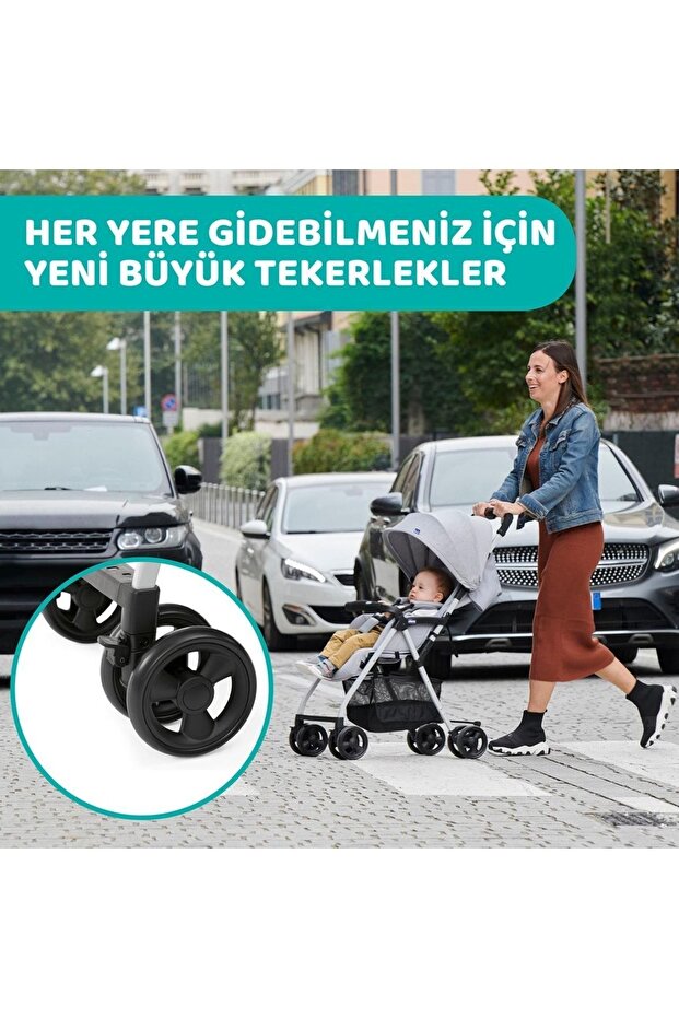 Ohlala 3 Bebek Arabası Grey Mist - 5