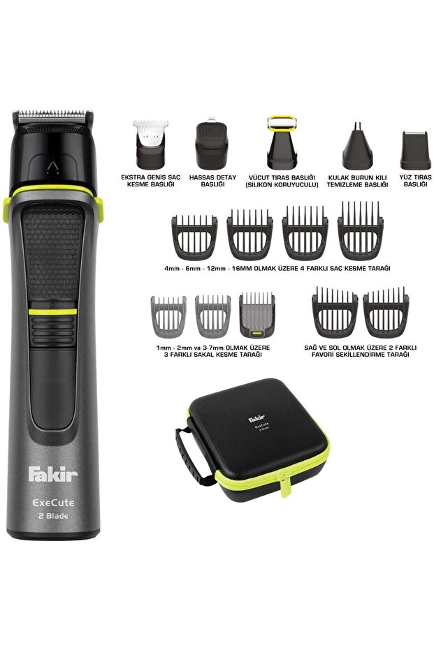 Execute 2 Blade Bakım Kiti Antrasit - 1