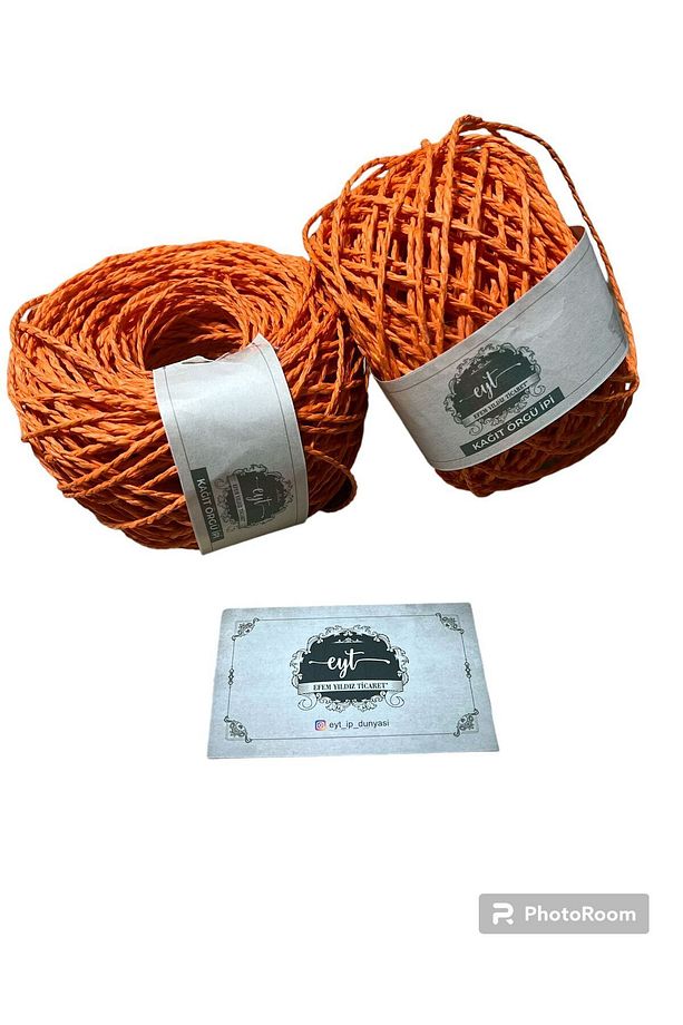 Kağıt ip / sarılmış örülmeye hazır kağıt ip YUMAK  50gr - 2