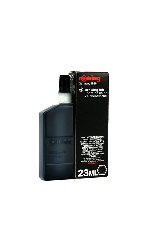 23 ml Drawing Isograph Siyah Mürekkep (1 Adet) - 3
