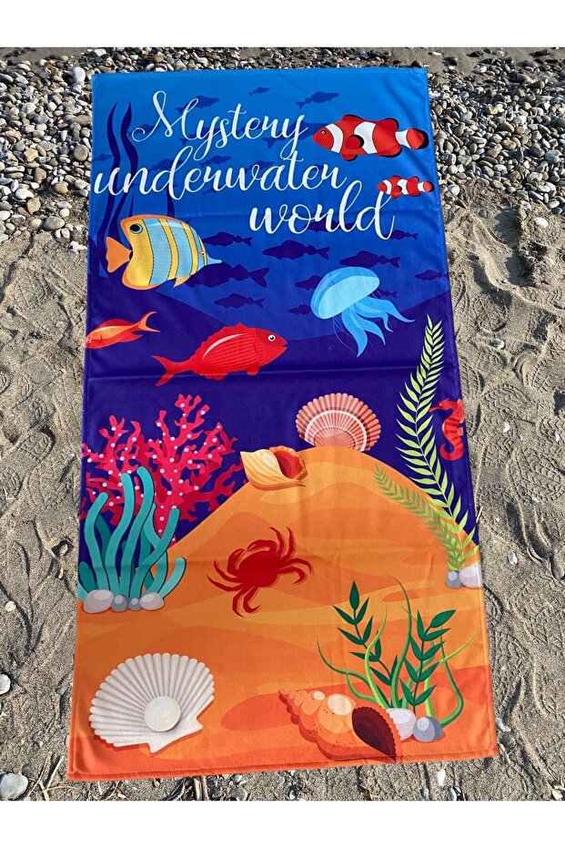 منشفة الشاطئ - تصميم مطبوع - 3