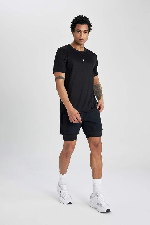 Fit Slim Fit Taytlı Şort Z5483az23sp - 4