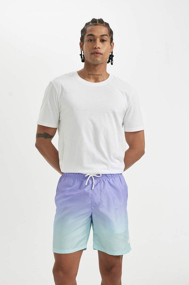 Regular Fit Diz Üstü Deniz Şortu Z6873az23hs - 3