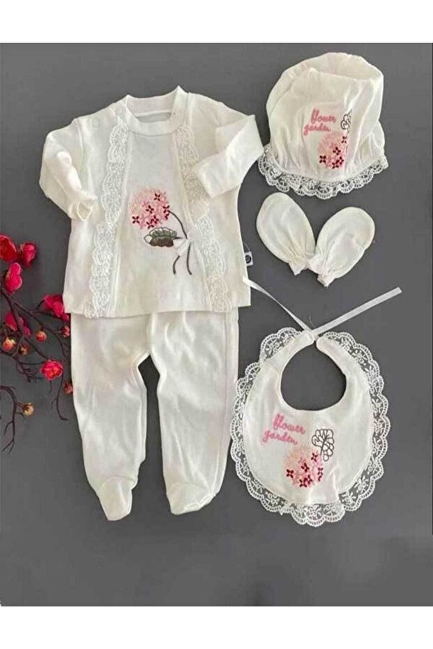 Baby Girl 5 Pack Hospital Jacket