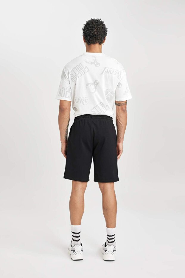 Fit Nba Wordmark Oversize Fit Kısa Paça Pamuklu Şort A3909ax23sm - 5