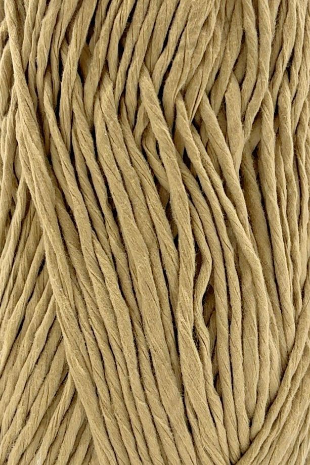 Premium Softee Raffia Yumuşak Kağıt İp Rafya İp Tığ İpi Çanta İpi El Örgü İpi Hobi İpi Sütlü Kahve - 2
