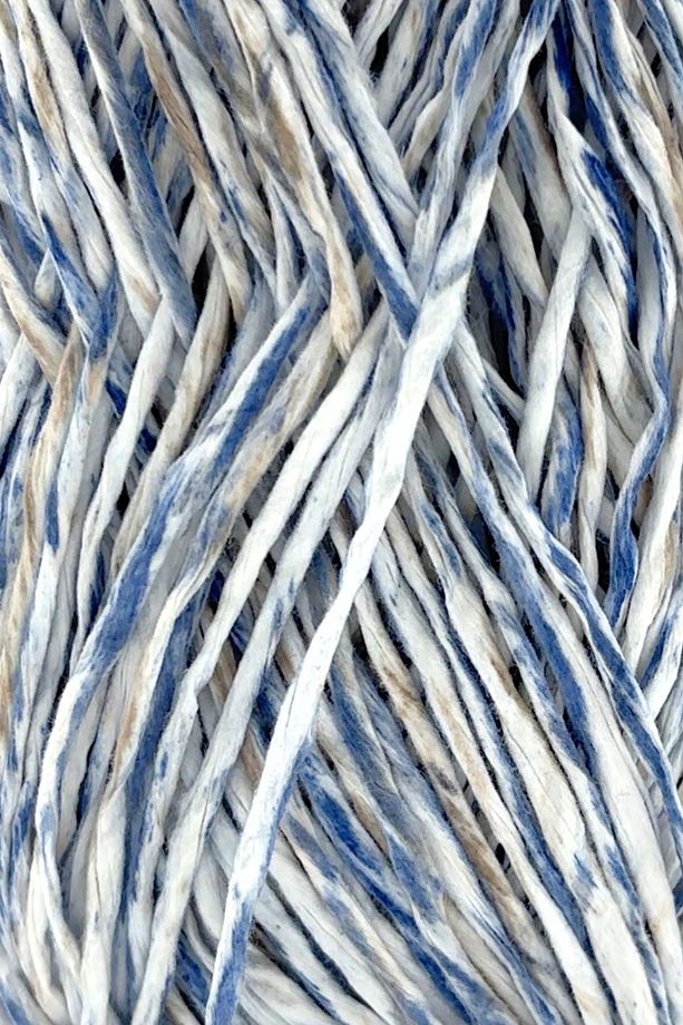 Premium Softee Raffia Yumuşak Çok Renkli Rafya İp Kağıt İp Ebruli El Örgü İpi Hobi İp Okyanus - 2