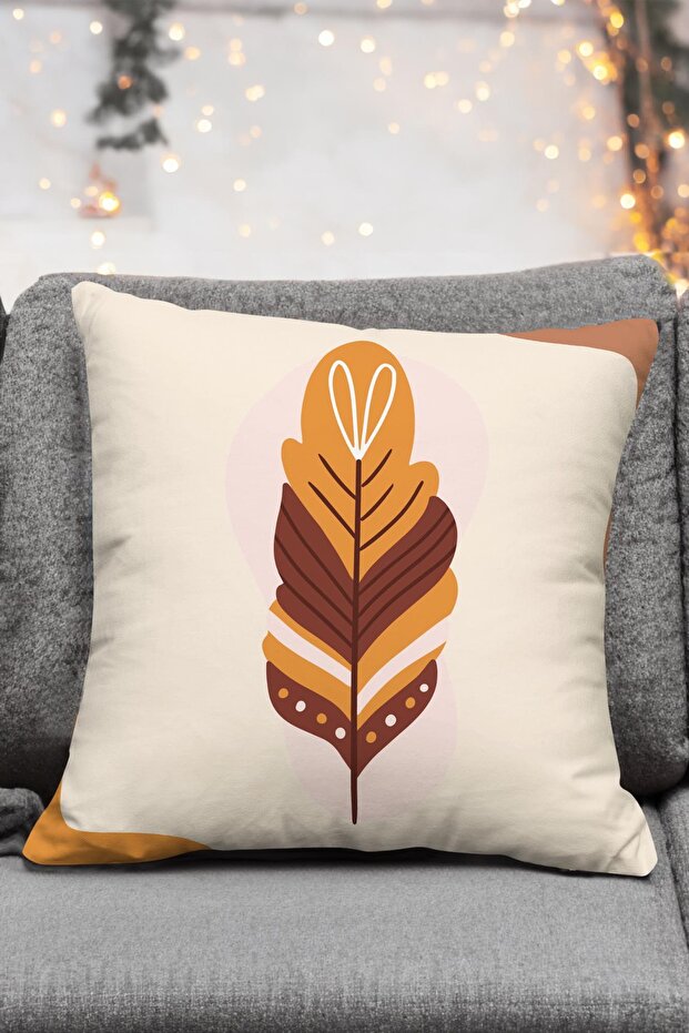 Bohemian Boho Dream Catcher Patterned Digital Printed Decorative Set of 4 Throw Pillow Cases - 4