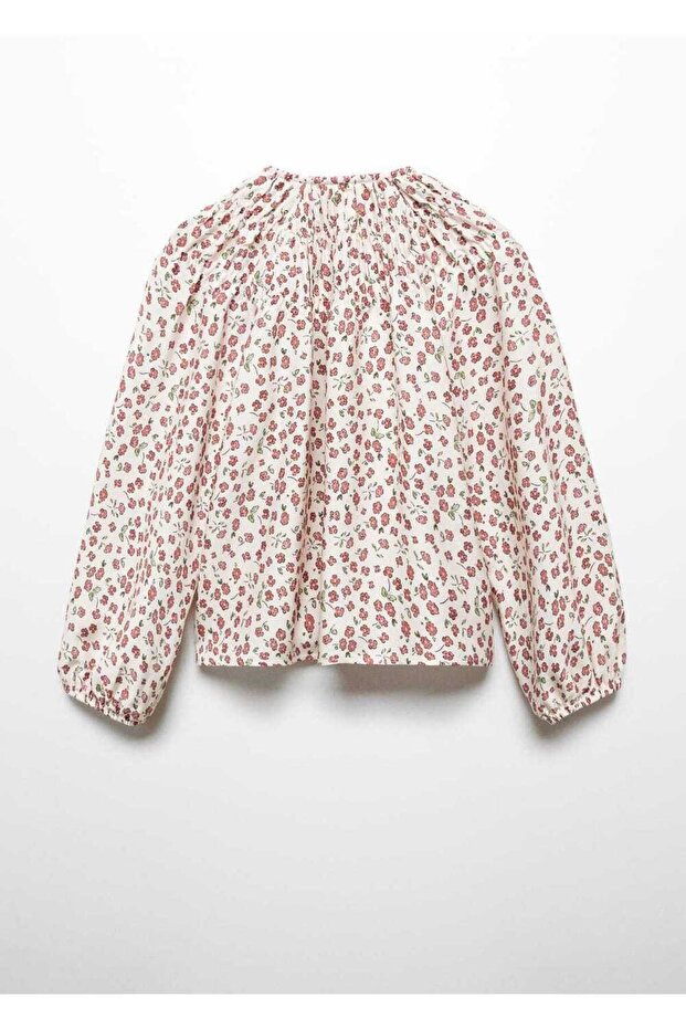 Bluse mit Blumenmuster - 4