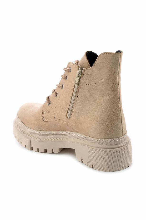 Bej Süet Kadın Bot & Bootie K02641530302 - 4