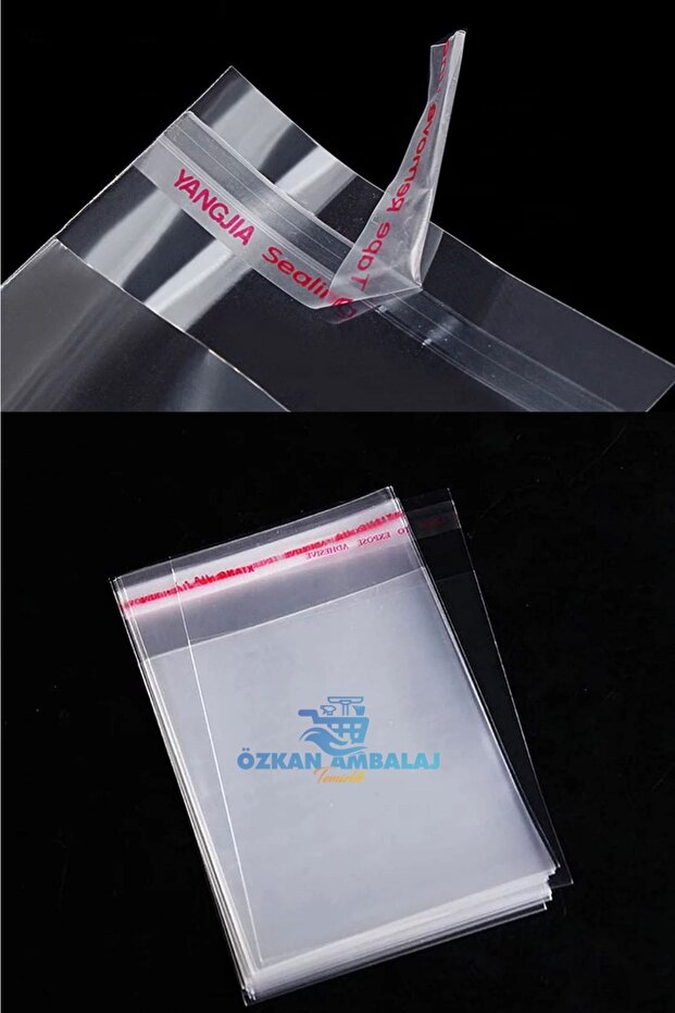 1 Kg 50x70 Opp Poşet / Yapışkanlı Poşet / Yapışkanlı Jelatin Çeyiz Poşeti - 1
