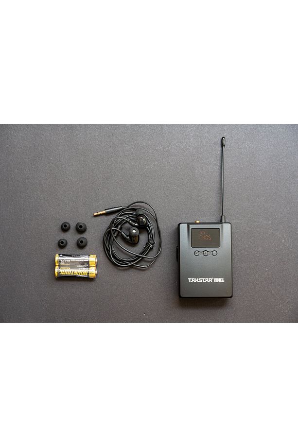 Wpm300r Tekli Alıcı - Receiver Kablosuz Telsiz Kulaklık Sistemi Simultane Çeviri - 3