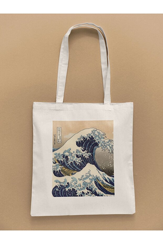 Hokusai - Large Wave Tote Bag for Kanagawa