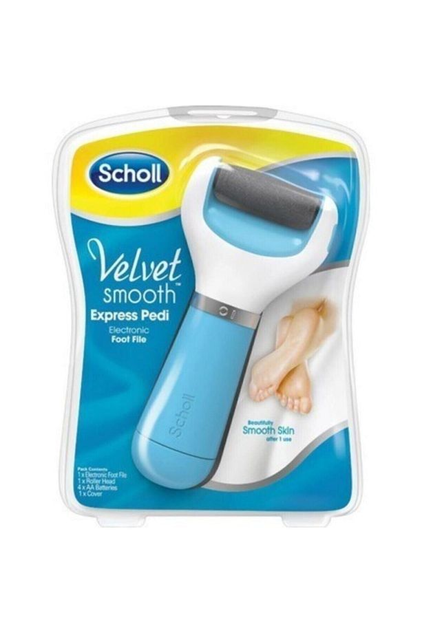 Scholl Ayak Bakım Velvet Smooth Mavi Elektronik Ayak Törpüsü Elmas Taneleriyle - 1
