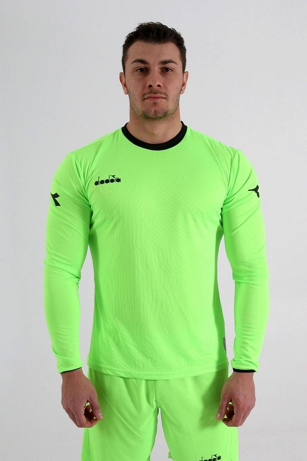 Elite Futbol Kaleci Forma Tek Üst Neon Yeşil - 1