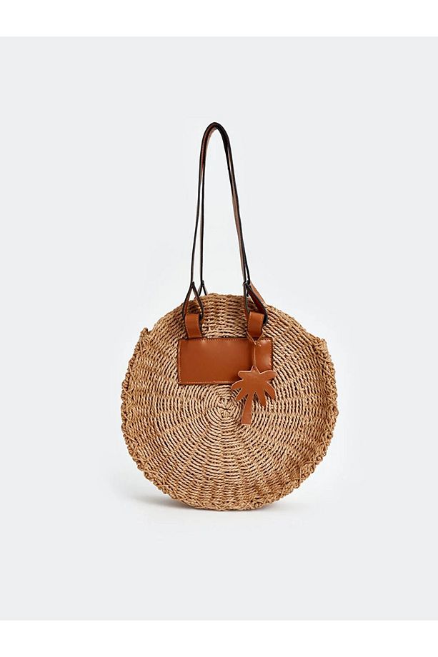 LCW ACCESSORIES Kadın Hasır Omuz Çantası - 4