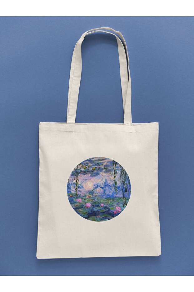 Monet | Water Lilies, Round - Cloth Bag