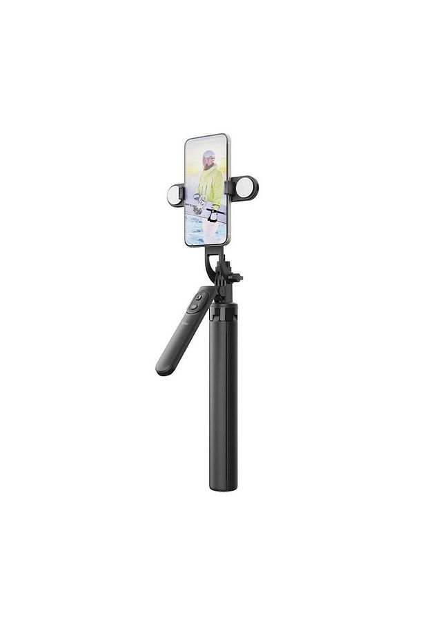 Canlı Yayın Dolgu Işıklı Teleskopik Tripod ve Selfie Çubuğu Wiwu Wi-SE012 Açılabilir Ayaklı 185 cm - 2