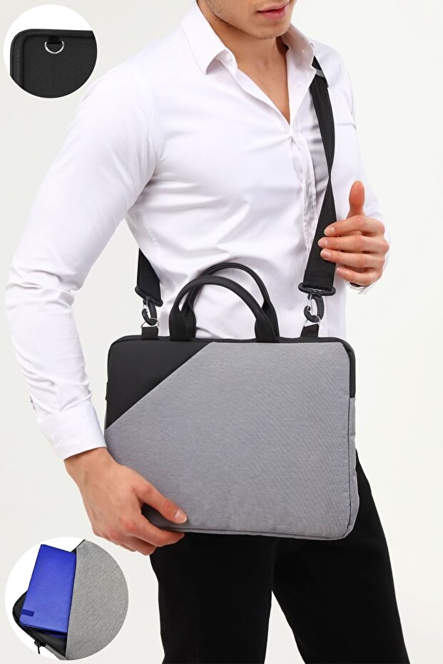 Laptop Bag with Shoulder Strap - Waterproof Notebook Bag - Hand, Shoulder Laptop Bag - 15-15.6 Inch