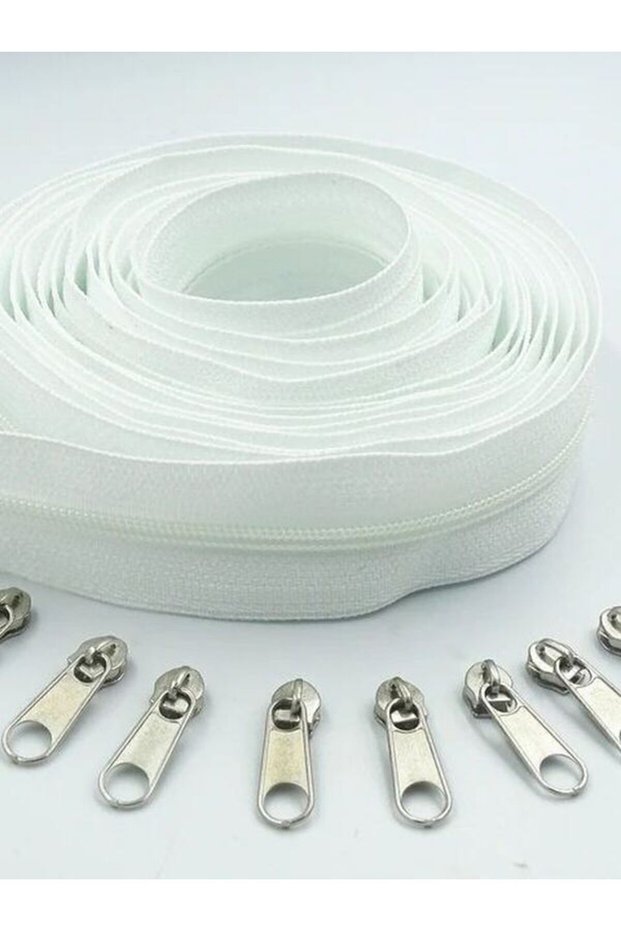 Fermiks 20 Meters T5 - White Zipper and 40 White Heads