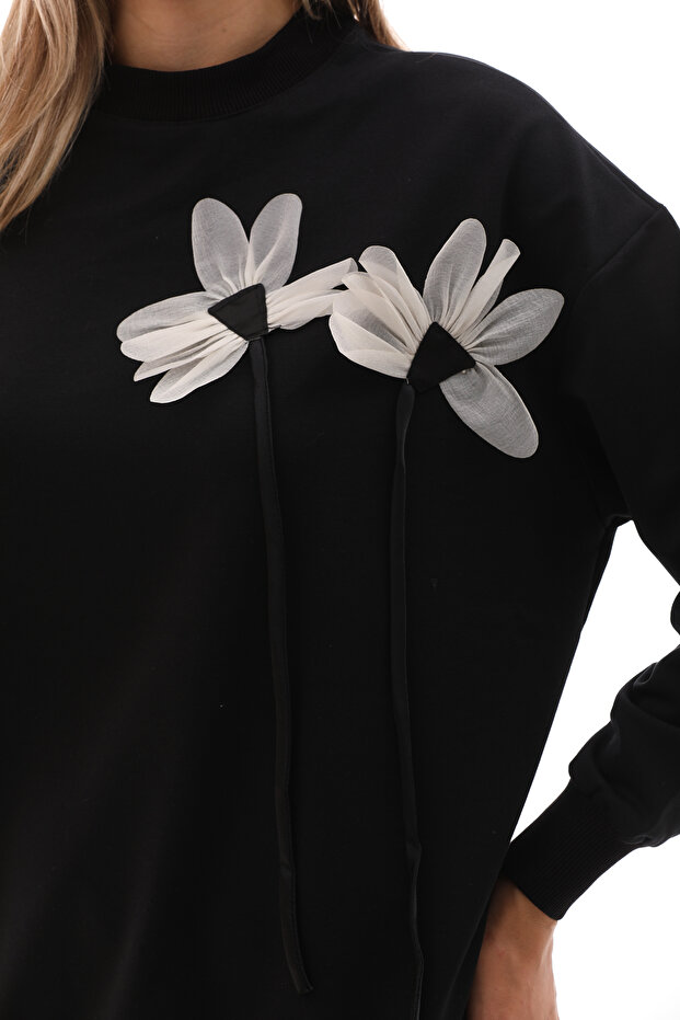 سويت شيرت مزين بنقشة ديزي - 4