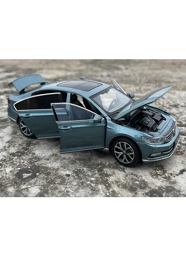 VW PASSAT B8 1:32 MAKET MODEL ARABA MAVİ - 3