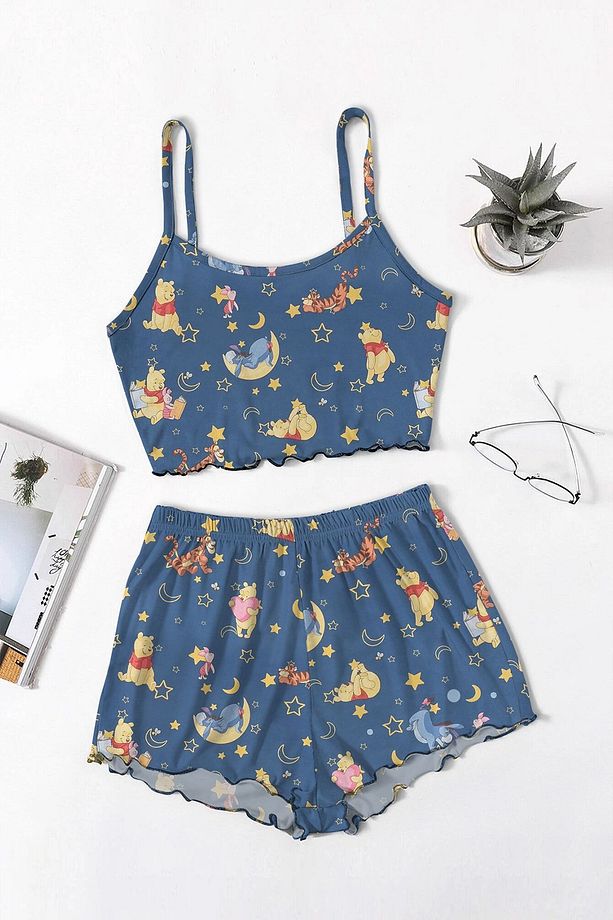 Favela Winnie The Pooh 2 Süpersoft Şort Takımı - 1