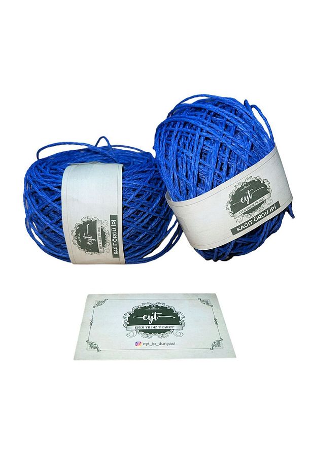 Kağıt ip / sarılmış örülmeye hazır kağıt ip YUMAK  50gr - 1