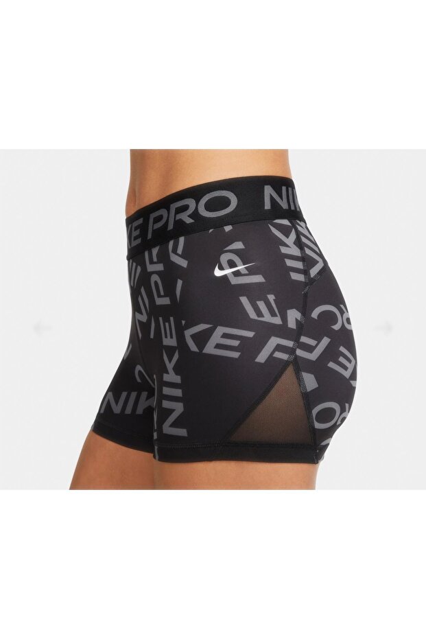 Pro Mid-Rise 8cm Printed Training Kadın Şort - 3