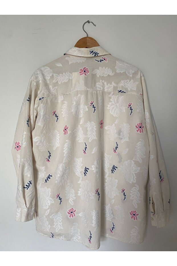 Keten İşlemeli Gömlek - 6