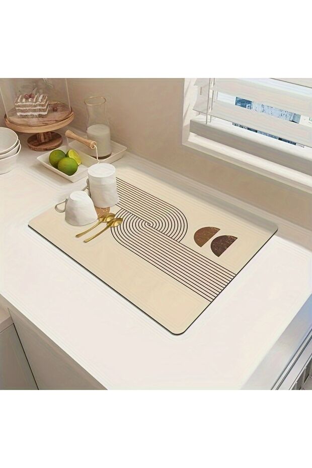 Ds-08 Model Non-Slip Drying Cloth - Dish Drying Mat, Countertop Cover - 2