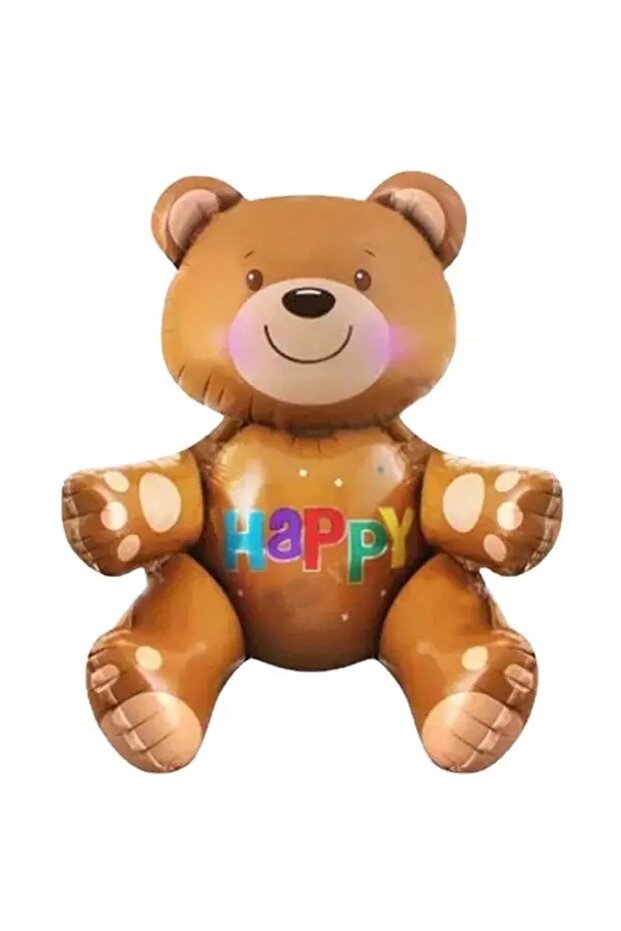 77X70 cm Bear Foil Balloon - Sitting Design