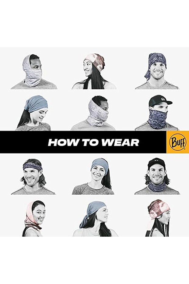 Original Ecostretch Solid Night Blue Unisex Bandana - 5