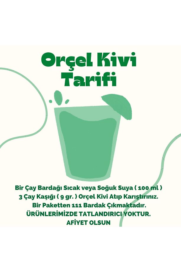 2kg Karadut 2kg Kivi 2kg Portakal Aromalı Içecek Tozu Oralet Sıcak Soğuk 6 Kg. Kafe Seti - 3