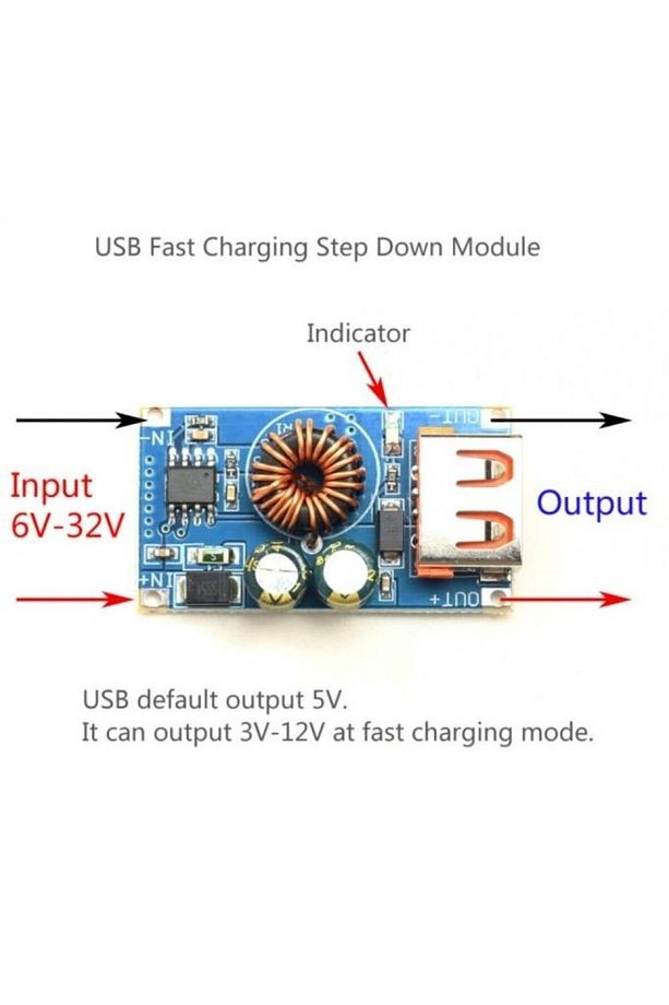 6-32V Q3.0 USB Hızlı Şarj Devresi - 2