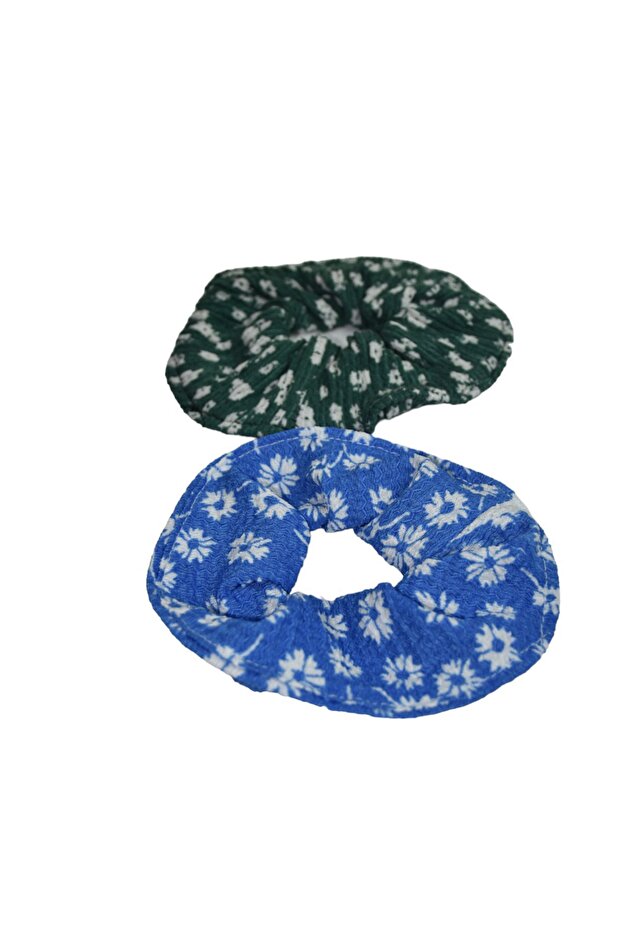 Rubber Buckle Set with Fabric Pattern
