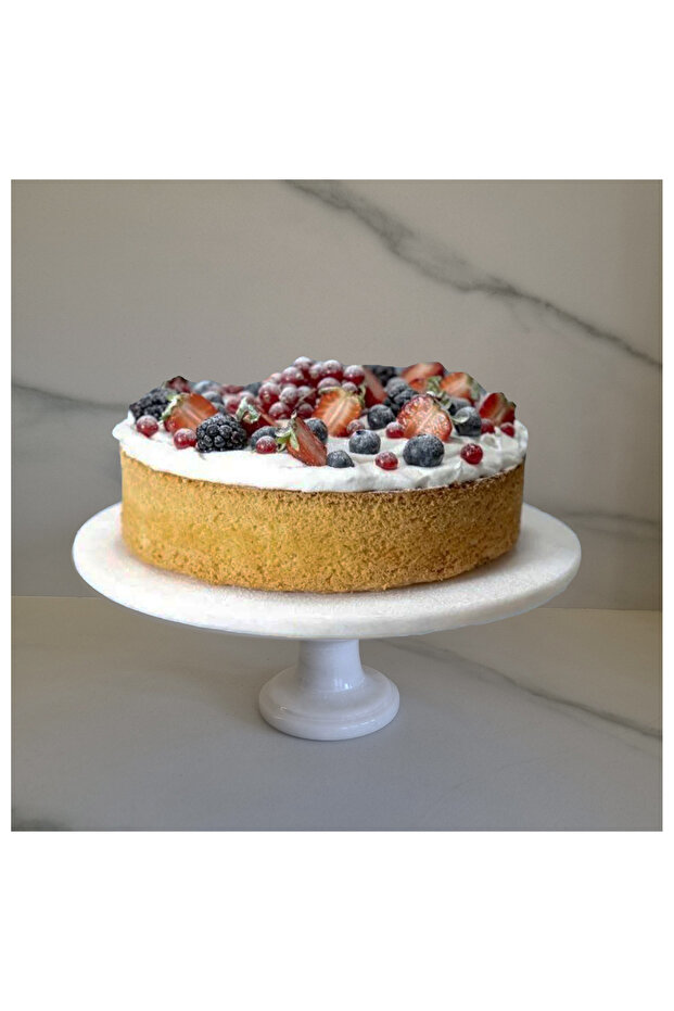 Marble Presentation Plate, Cake Presentation Plate, Marble Serving Plate: Diameter 32 / H 15 cm
