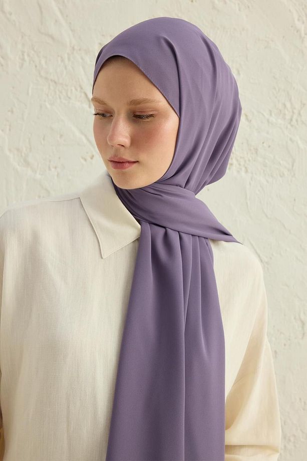 Daily Krep Şal Violet - 5