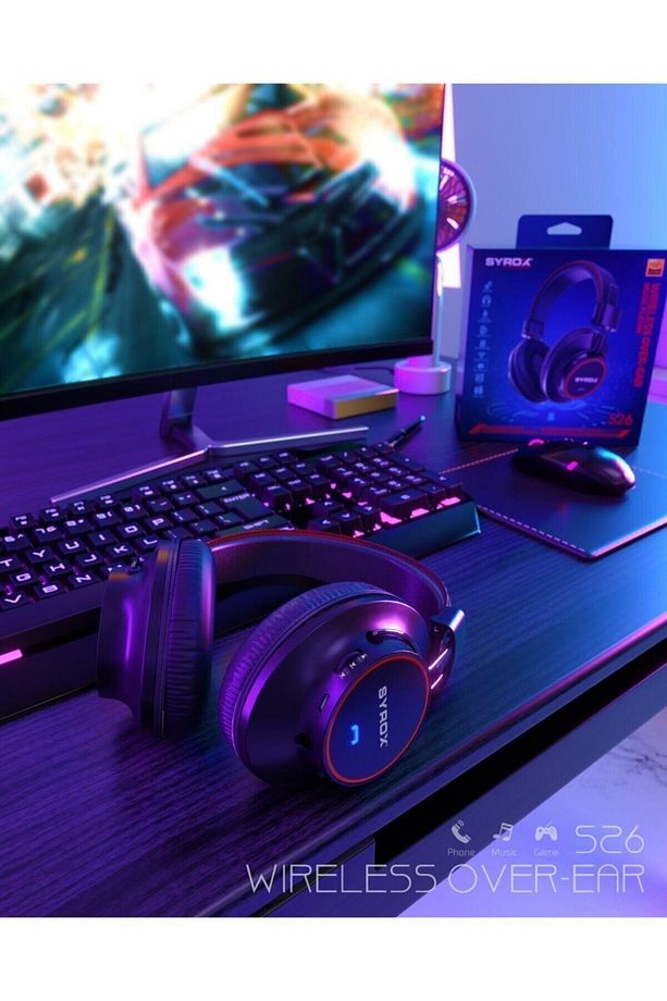 S26 Bluetooth 4 Fonksiyonlu Kulak Üstü Kulaklık - 2