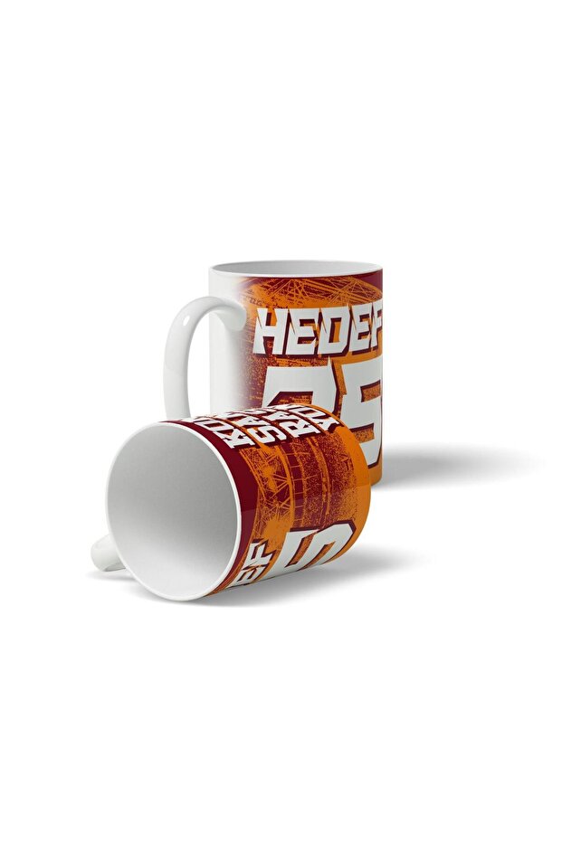 25 Designed Yellow Red Target - CONCENTRATION Printed Mug - 2